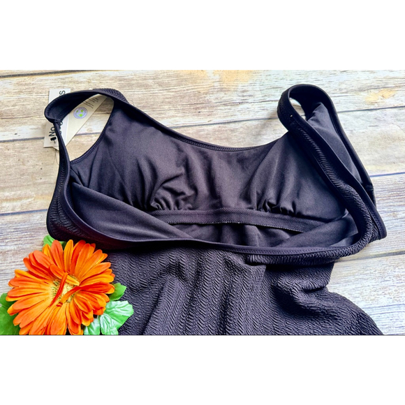 👙NWT BLACK 1 PIECE SWIMSUIT - Picture 6 of 11